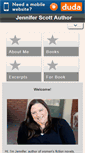Mobile Screenshot of jenniferscottauthor.com