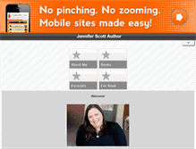 Tablet Screenshot of jenniferscottauthor.com